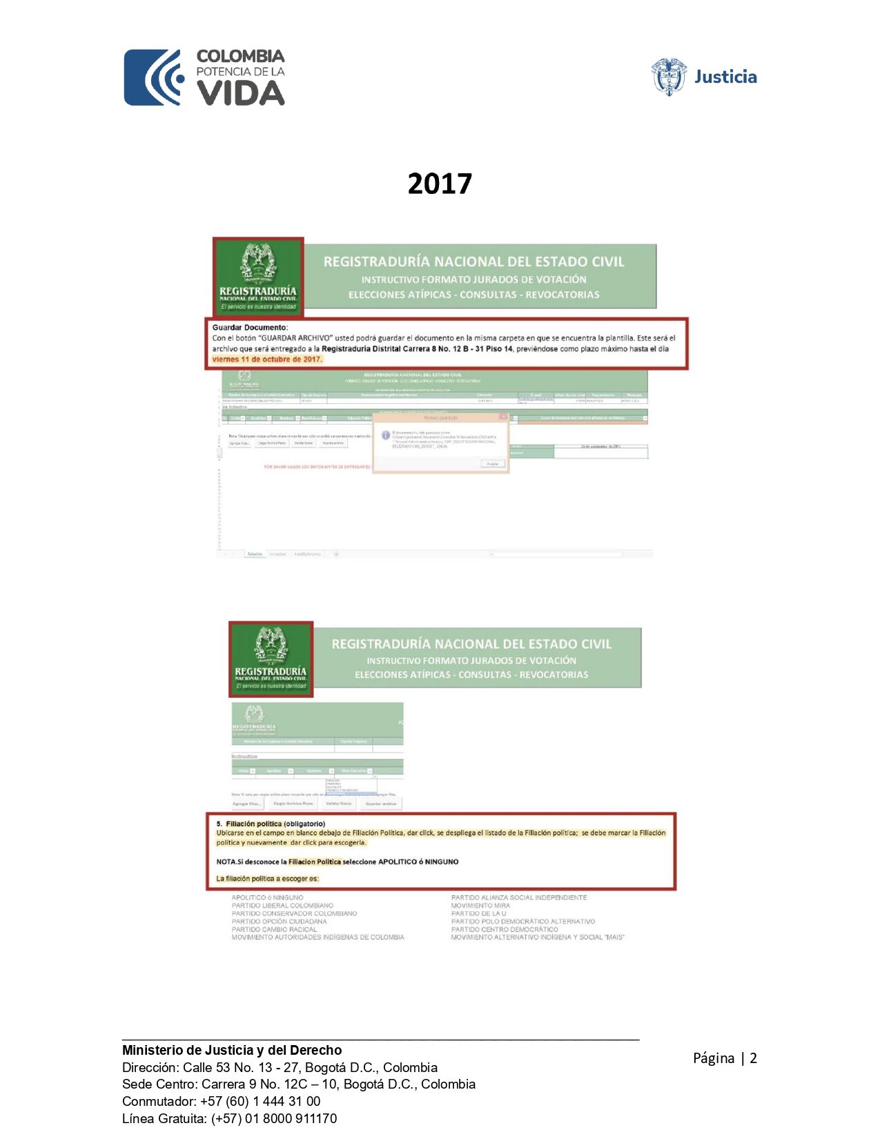 MinJusticia aclara por qué pidió a contratistas revelar su filiación política: “fue por solicitud de la Registraduría”. ¿Para qué?