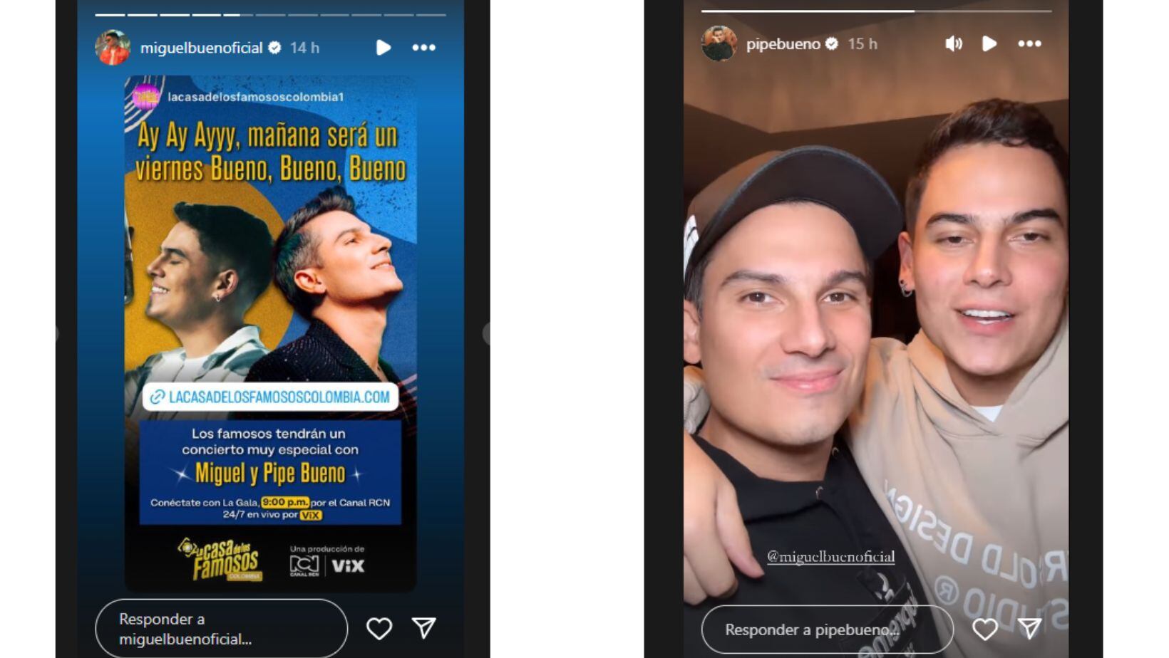 Miguel Bueno regresará a 'La casa de los famosos Colombia', está vez junto a Pipe Bueno, ¿cuál es su plan?