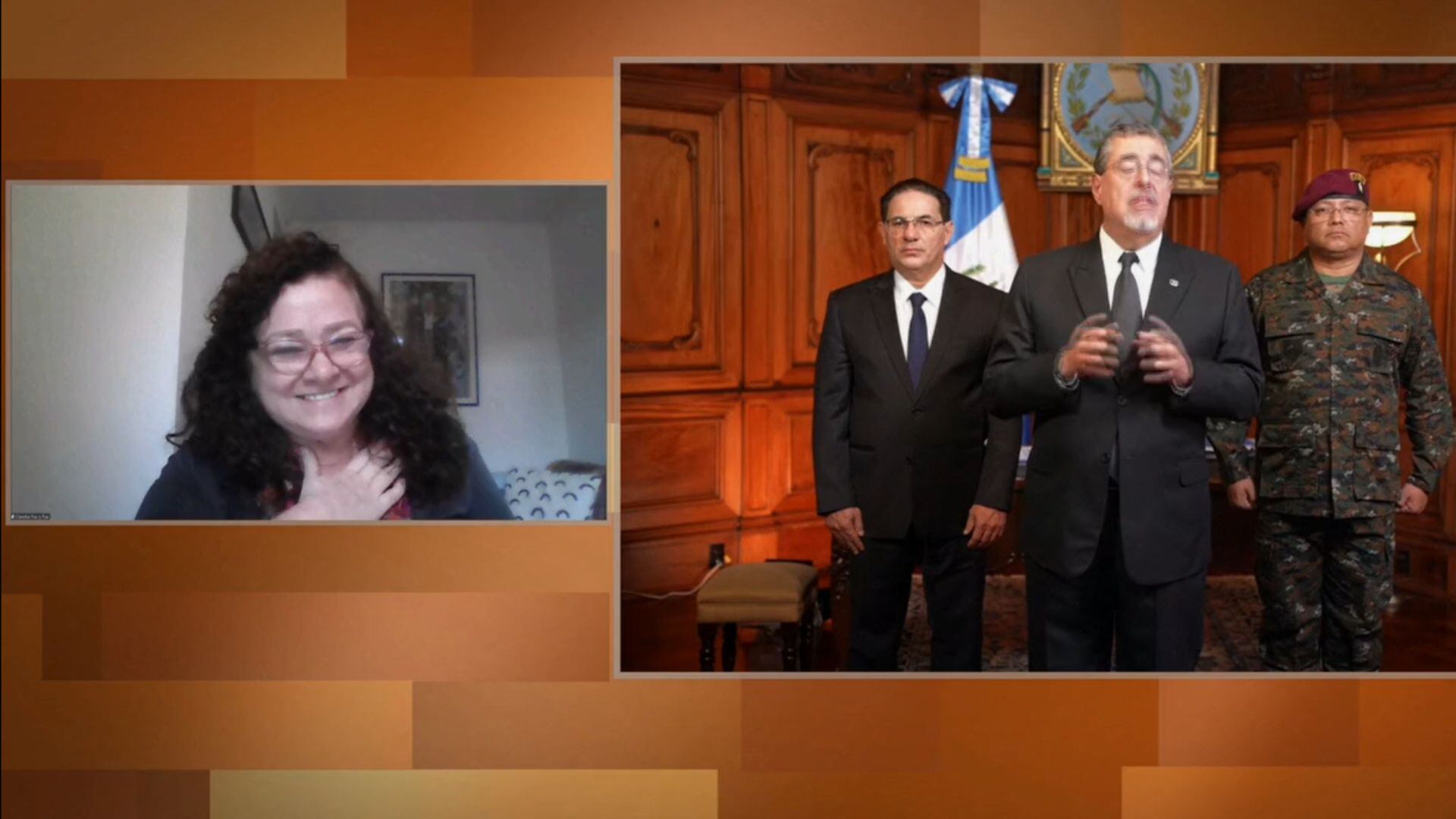 Así se vio la transmisión en vivo de CNN en que entrevistada sintió el sismo en Costa Rica