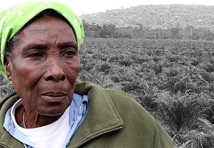 Ligia María Chaverra, desplazada de Curbaradó, Chocó. 