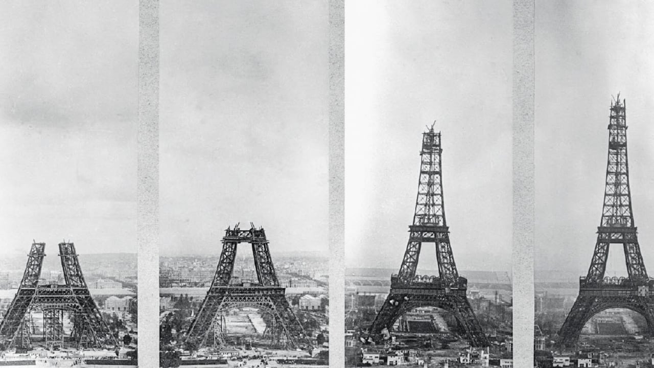 Gustave Eiffel empezó a construir la torre en 1887. La obra tomó tres años. Pesa 10.100 toneladas, tiene 18.000 partes metálicas unidas por 2,5 millones de remaches. La iluminan 20.000 bombillos.