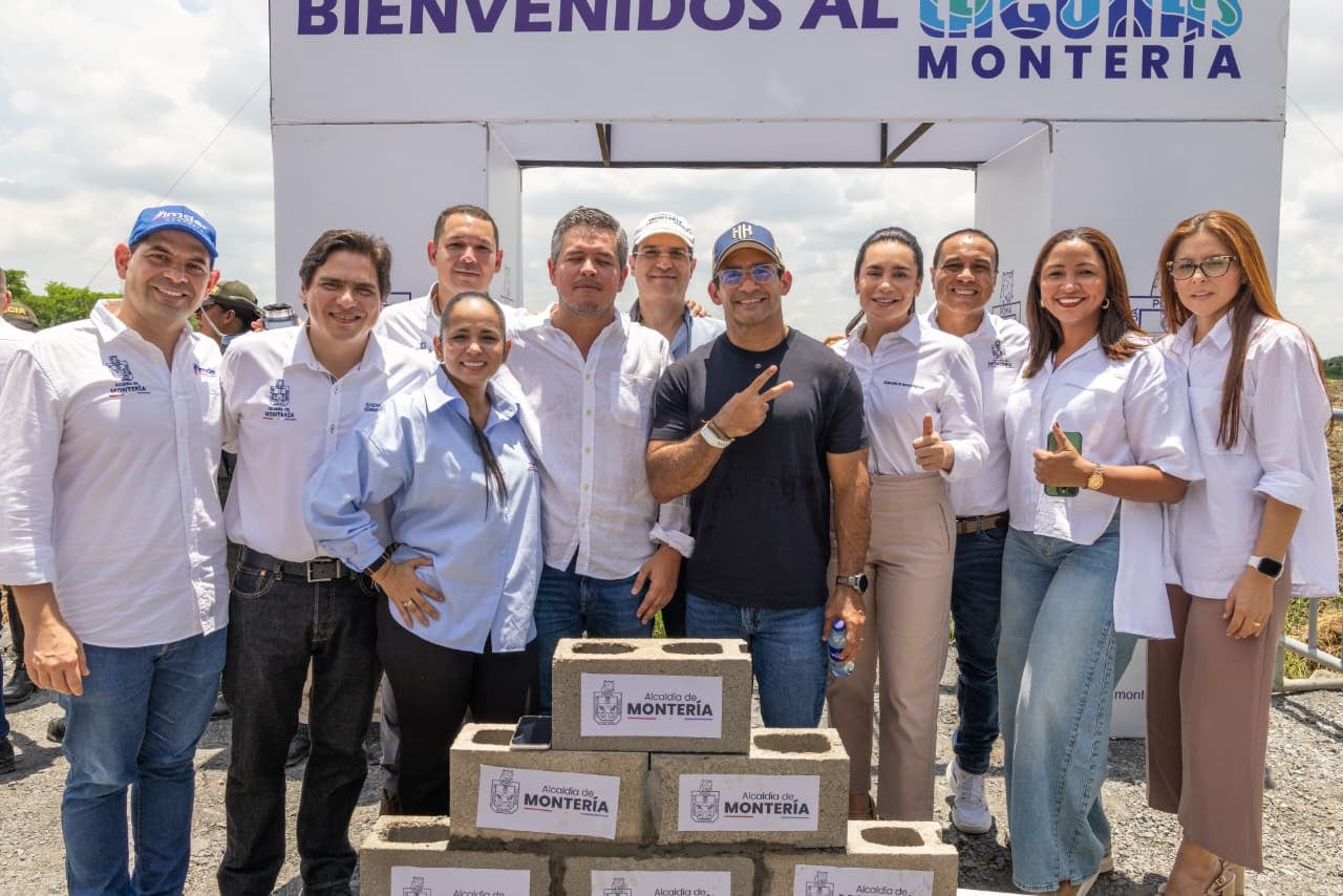 El alcalde de Montería, Hugo Kerguelén, anunció el comienzo de la construcción del Parque Botánico Las Lagunas en Montería.