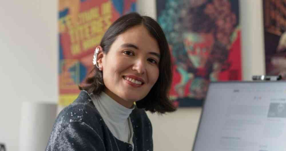 Catalina Valencia, secetaria de Cultura. 