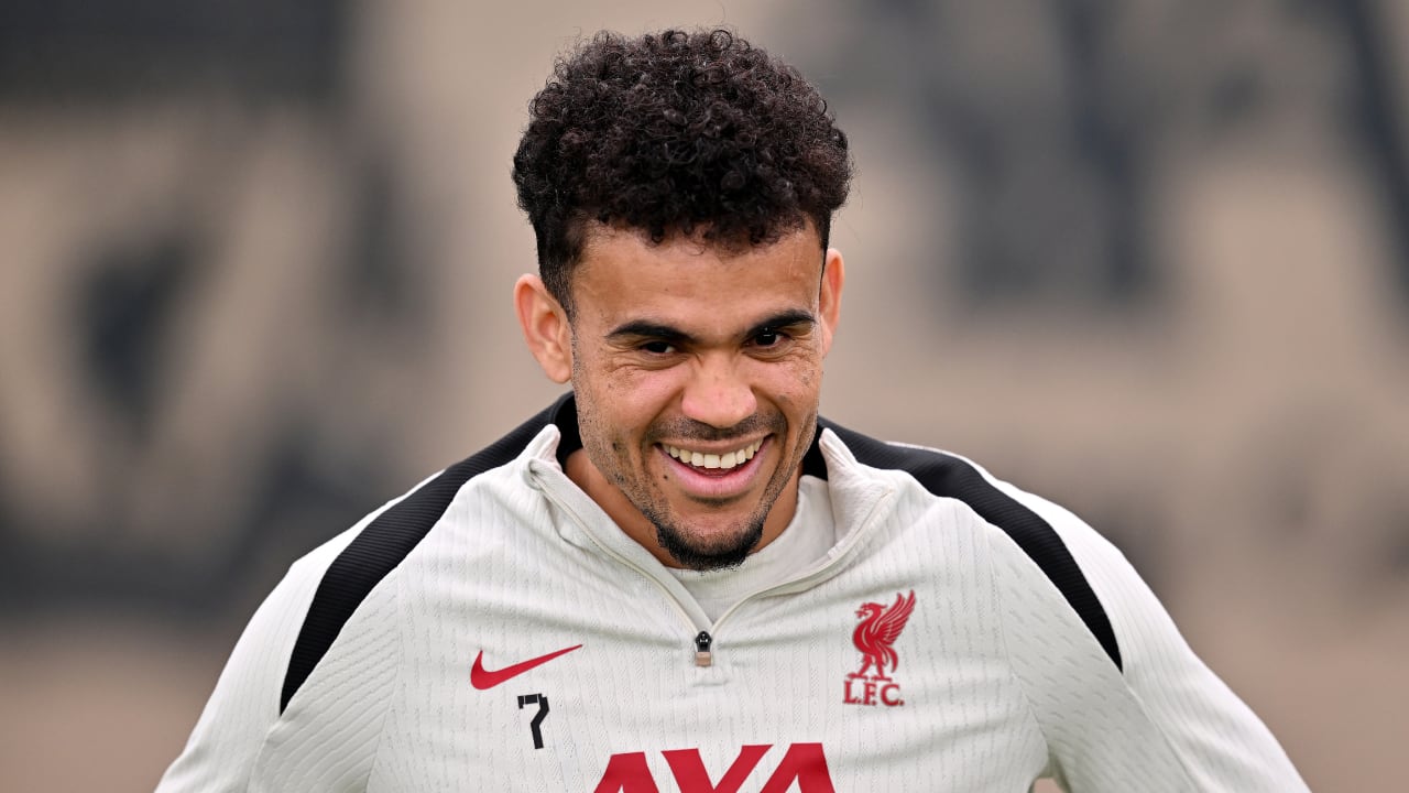 Luis Díaz, colombiano al servicio de Liverpool.