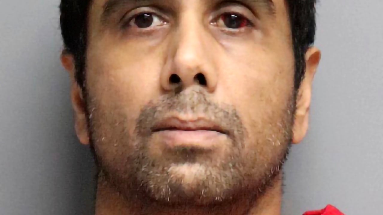 FILE - This undated photo provided by the San Mateo County Sheriff's Office shows Dharmesh Patel. The wife of Patel, a California radiologist accused of trying to kill his family when he drove his Tesla off a cliff along the Northern California coast told rescuers her husband was depressed and needed a psychological evaluation, according to a newly unsealed search warrant affidavit. (San Mateo County Sheriff's Office via AP, File)