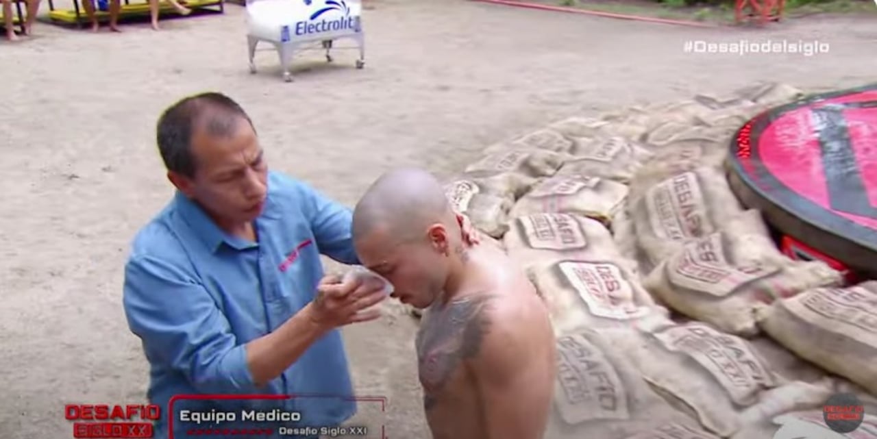 Integrante de Omega fue atendido por los paramédicos del Canal Caracol.