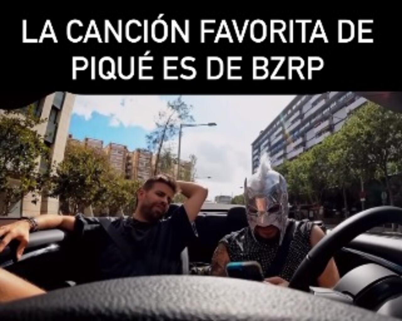 Piqué en entrevista con Escorpión Dorado.