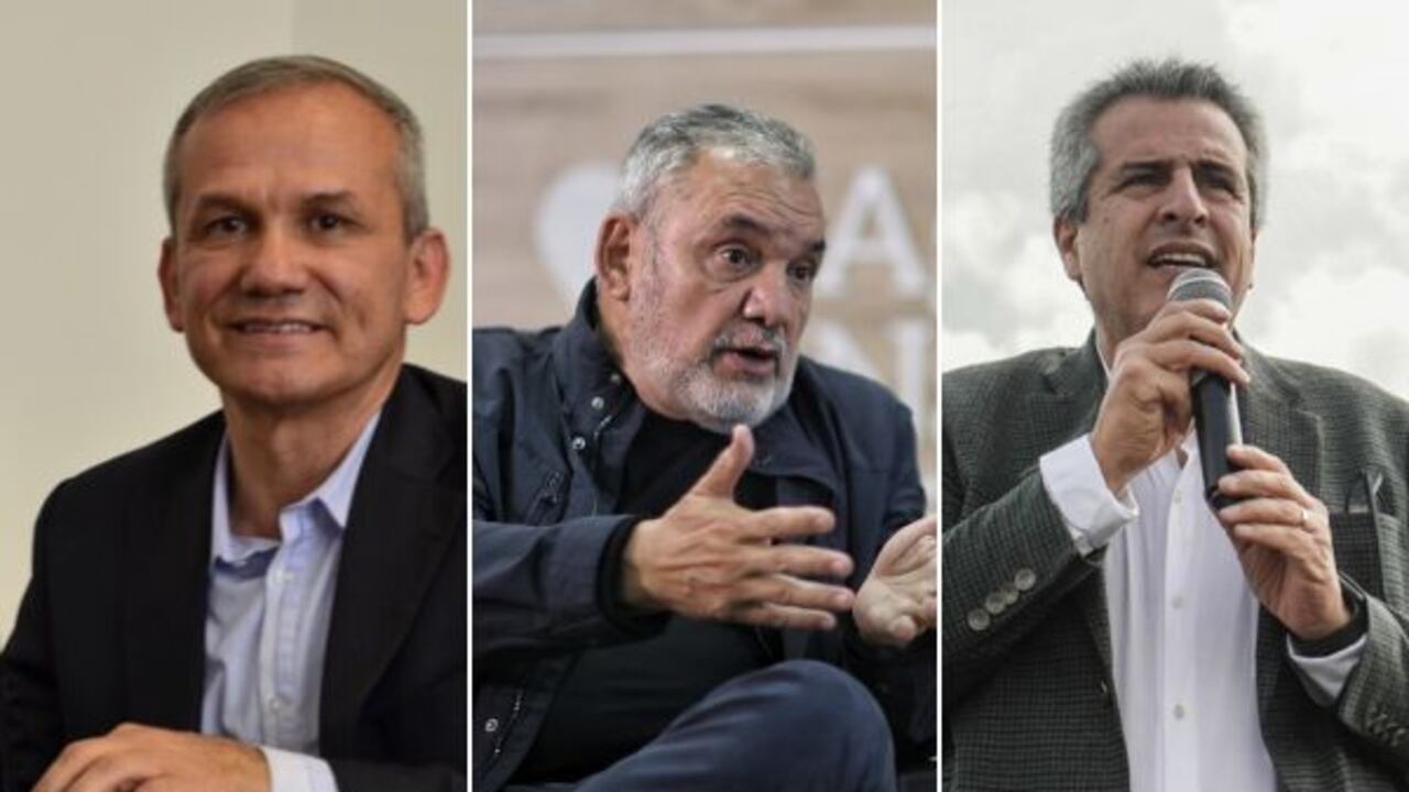 Carlos Ramón González, Gerardo Vega y Luis Fernando Velasco.