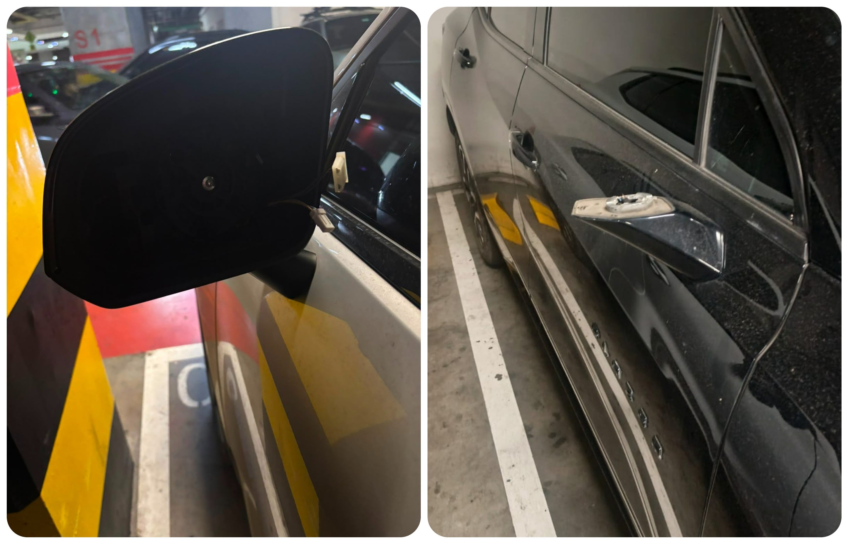 Robo masivo en el centro comercial Placa Claro.