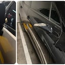 Robo masivo en el centro comercial Placa Claro.