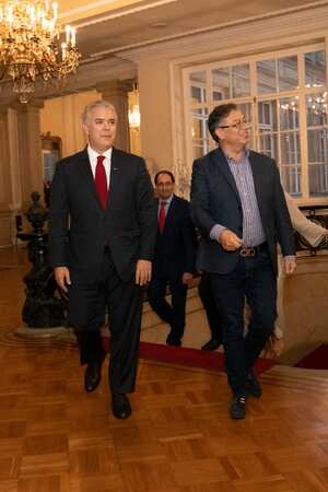 Iván Duque y Gustavo Petro