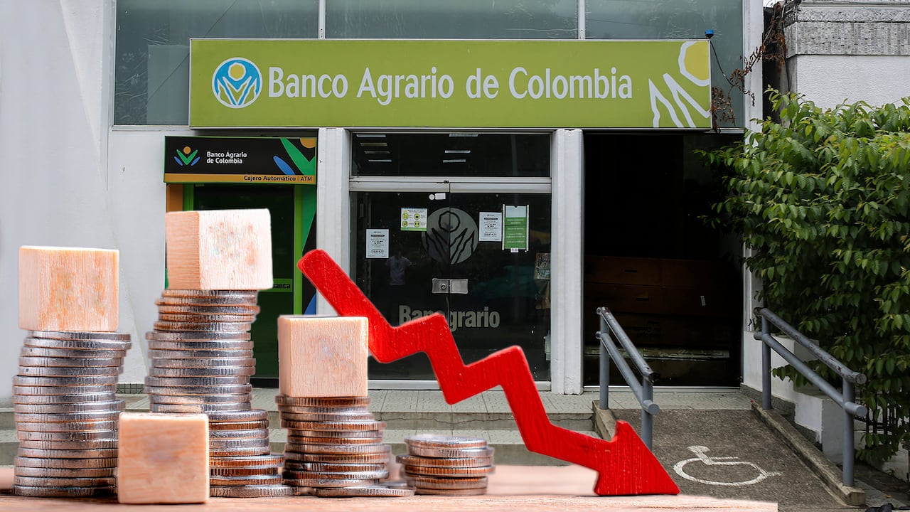 BANCO AGRARIO caída en las utilidades