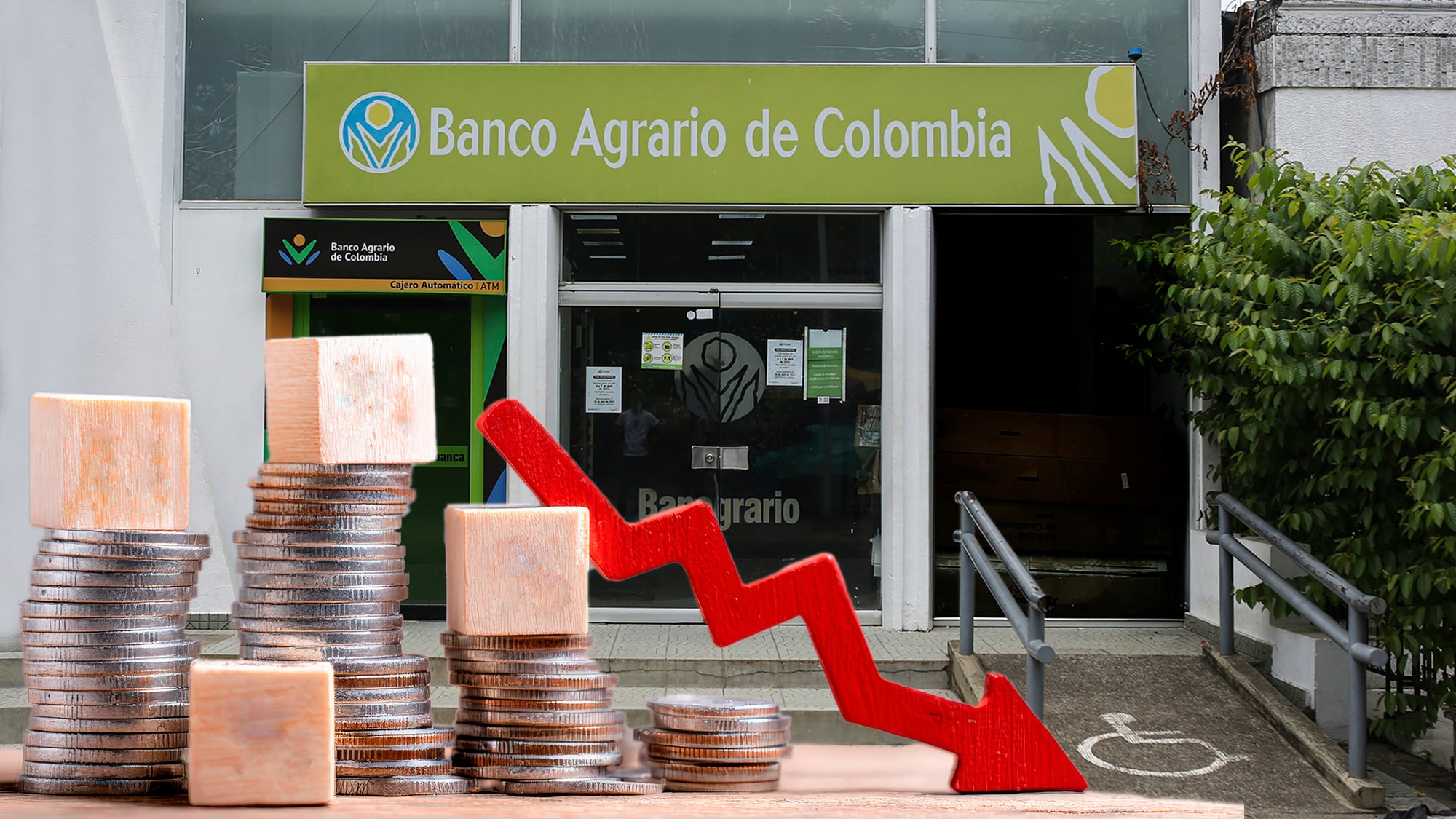 BANCO AGRARIO caída en las utilidades