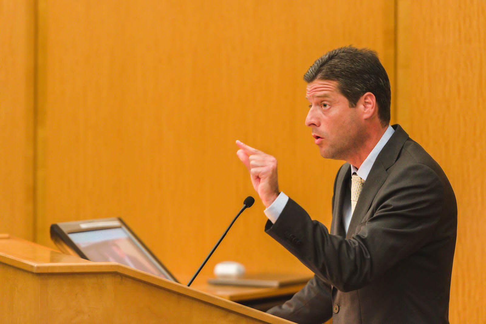 Senador Mauricio Gómez Amín.