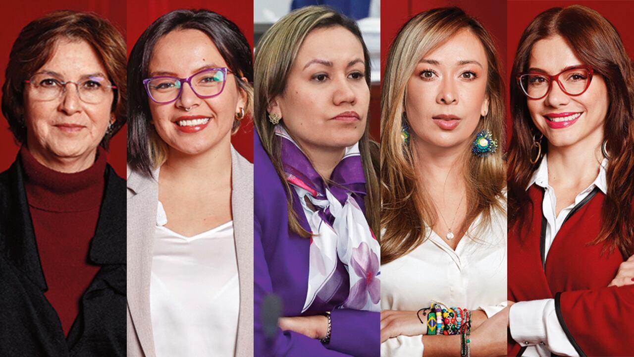 Julia Miranda, Jennifer Pedraza, Carolina Corcho, Katherine Miranda y Catherine Juvinao.