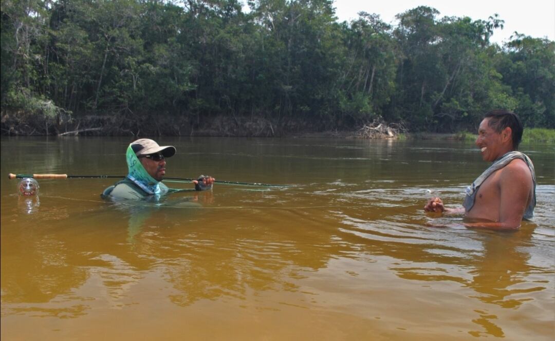 Pescadores pesca deportiva