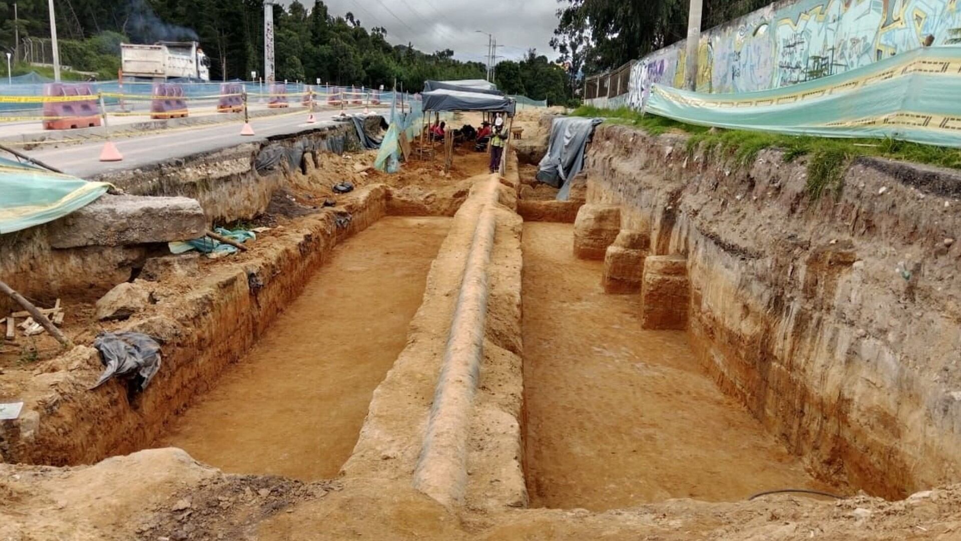 Hallazgo en la construcción de la Primera Línea del Metro.