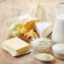 Varios productos lácteos frescos