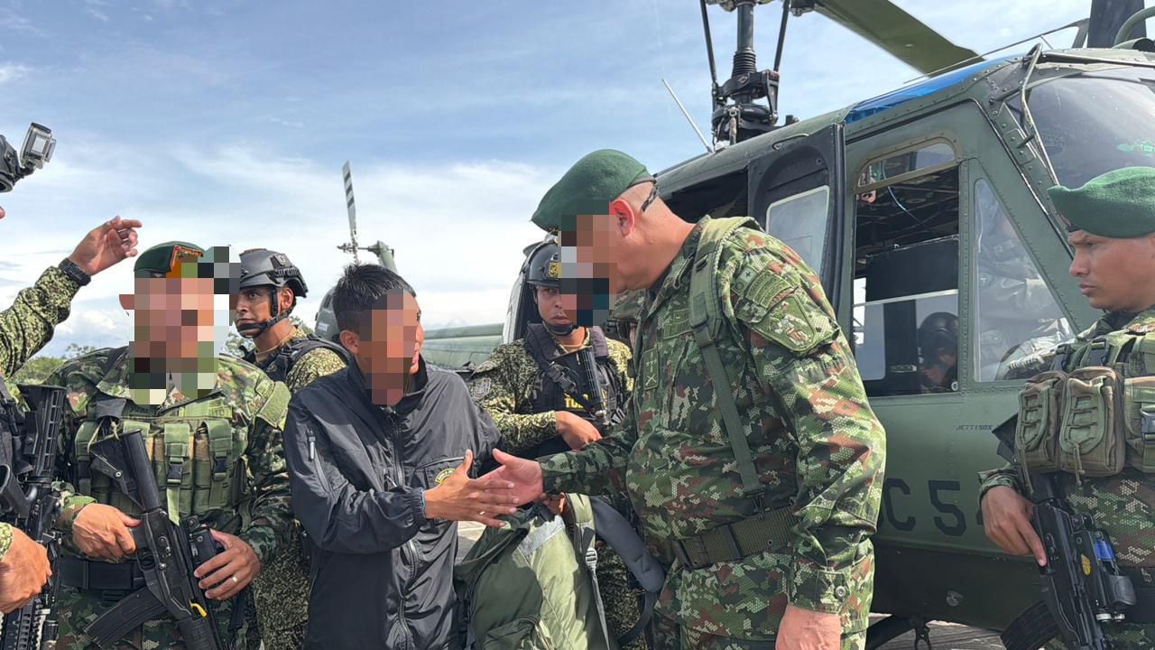 Rescate de ganadero en Tumaco, Nariño.