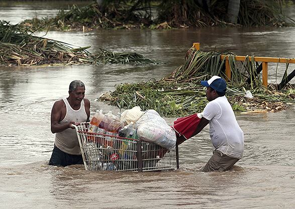 Las inundaciones hacen parte de las consecuencias generadas por el cambio climático. 