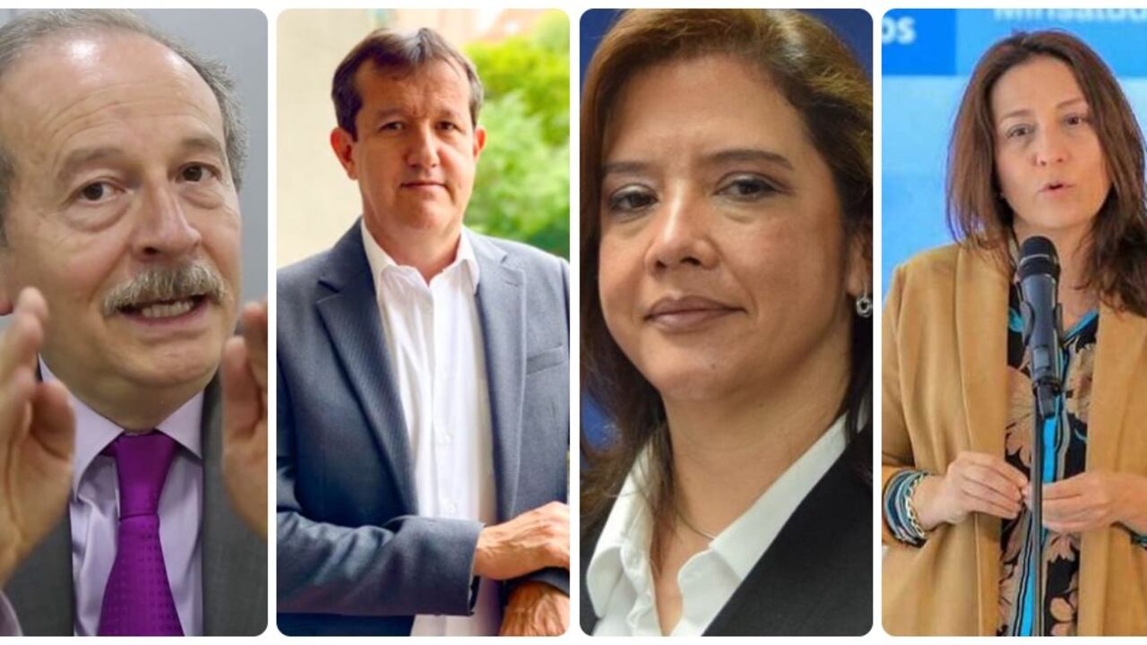 De izquierda a derecha: Augusto Galán, Jairo Restrepo, María Andrea Godoy y Diana Cárdenas.