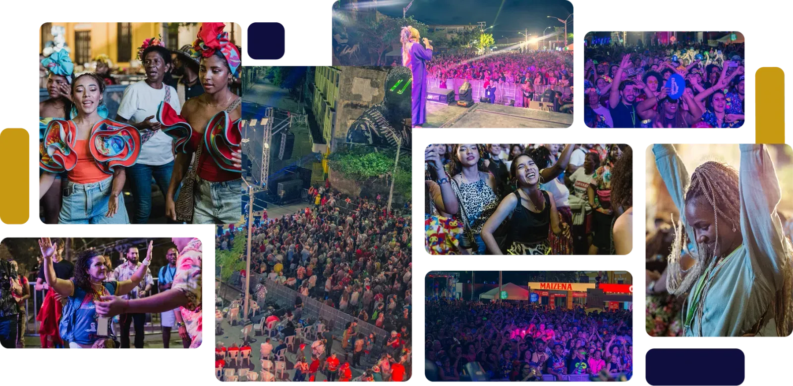 Por su escenario han pasado figuras fundamentales del folclor colombiano como Totó la Momposina, Petrona Martínez, Magín Díaz y Ceferina Banquez.