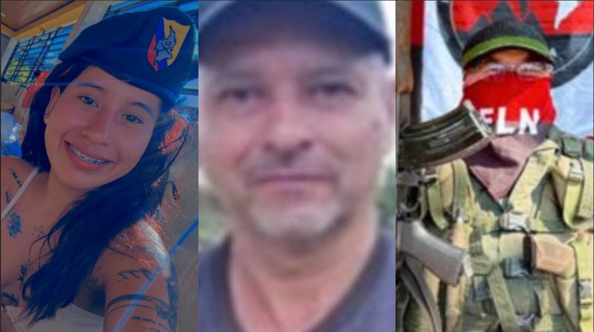 Los tres cabecillas detrás de los explosivos en Colombia.