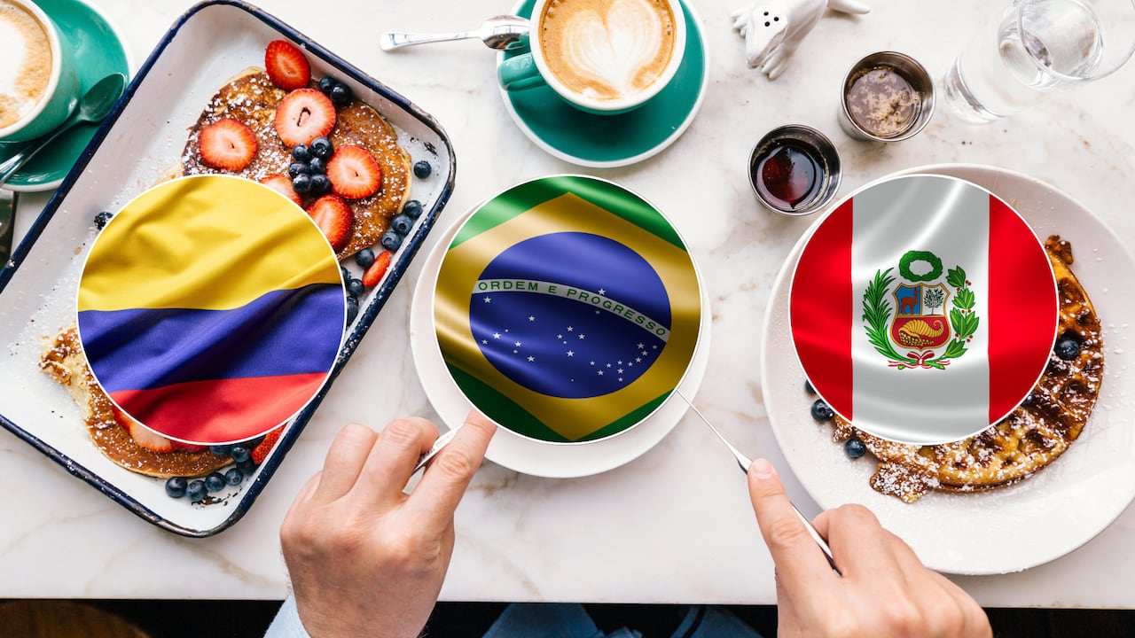 Destino donde los turistas pueden comer en Colombia, Brasil y Perú en un mismo día.