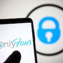UKRAINE - 2021/08/20: In this photo illustration, OnlyFans logo of a content subscription service is seen displayed on a smartphone. (Photo Illustration by Pavlo Gonchar/SOPA Images/LightRocket via Getty Images)