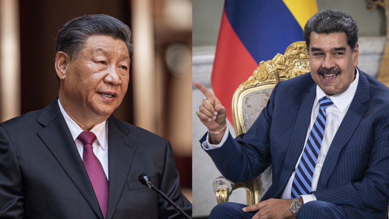 El presidente chino, Xi Jinping, y su homólogo venezolano, Nicolás Maduro.