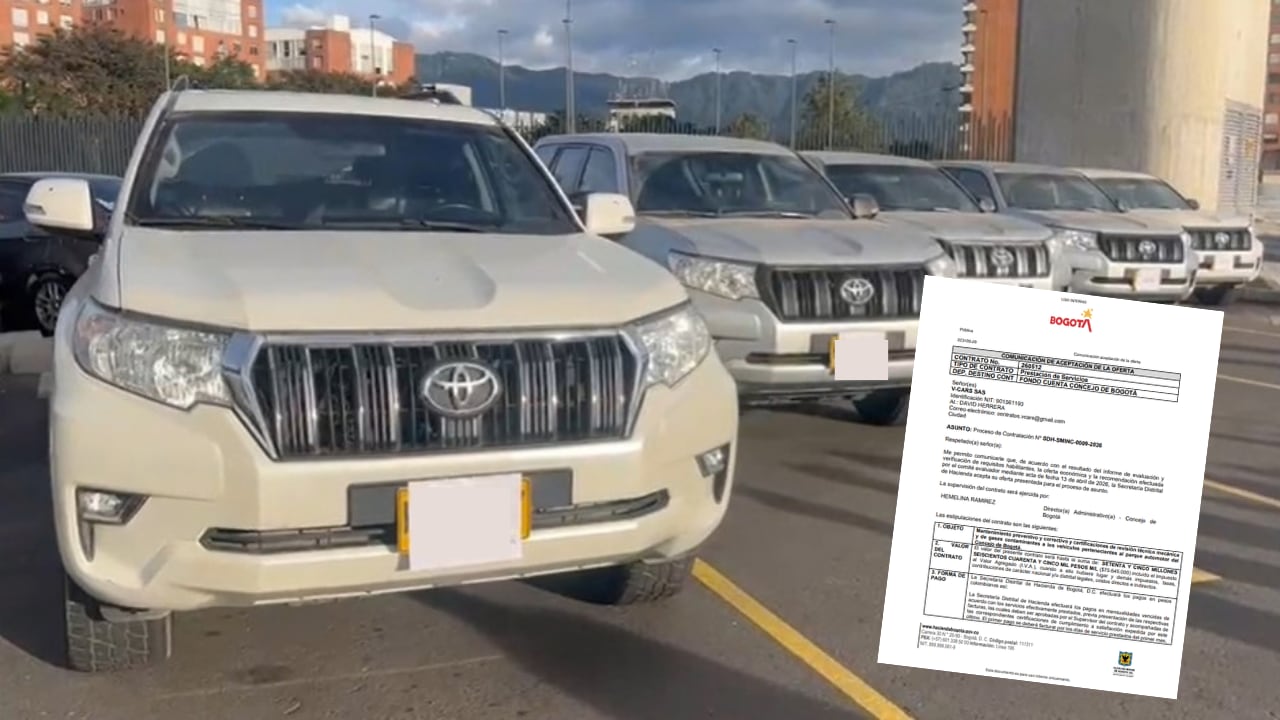 Un contrato por $75,6 millones contempla el lavado exterior de las camionetas blindadas asignadas por la UNP a los concejales de Bogotá.