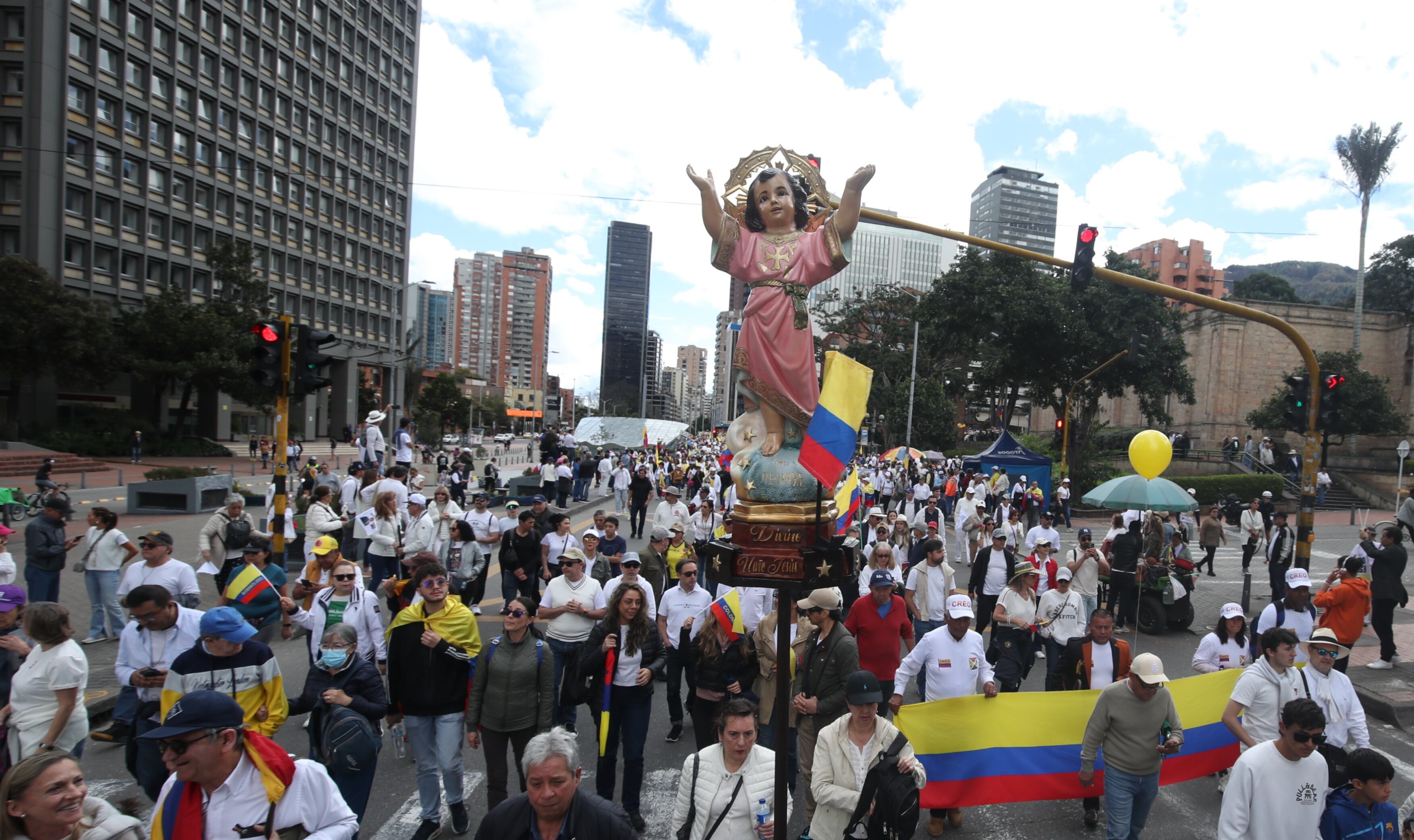 Marcha del silencio en Bogotá