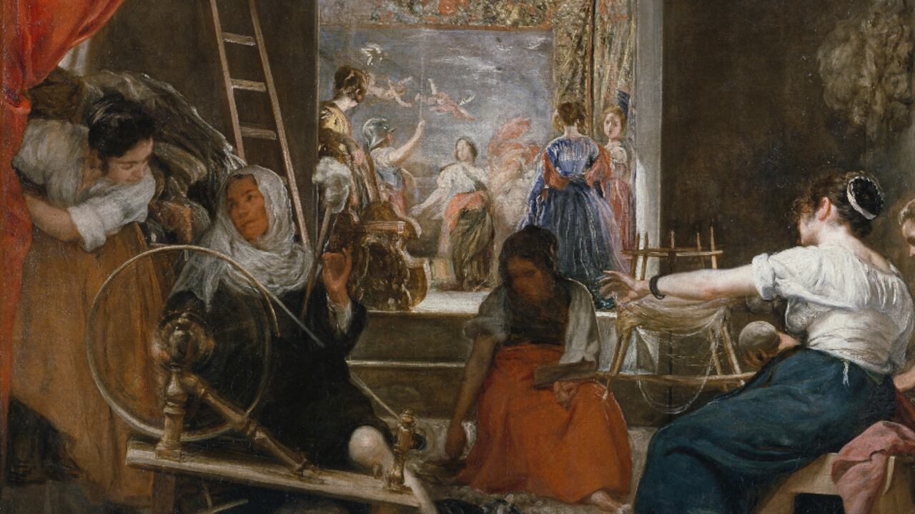 'Las hilanderas o la fábula de Aracne' (Diego Velázquez, circa 1656).