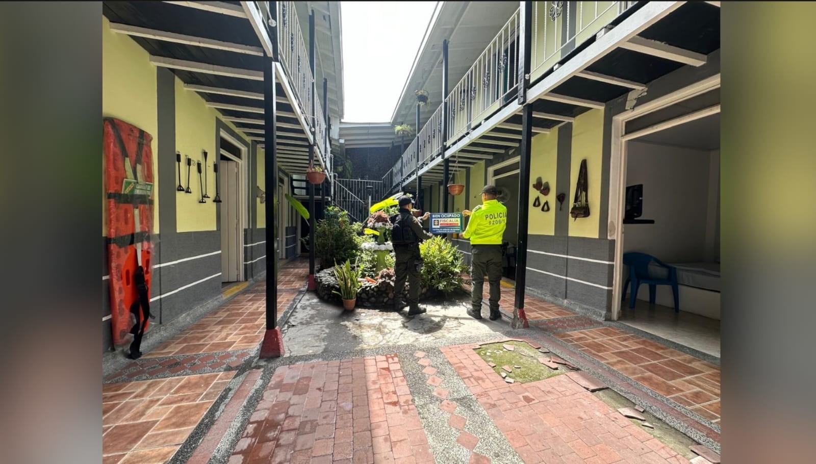 Los bienes fueron dejados a disposición de la SAE.