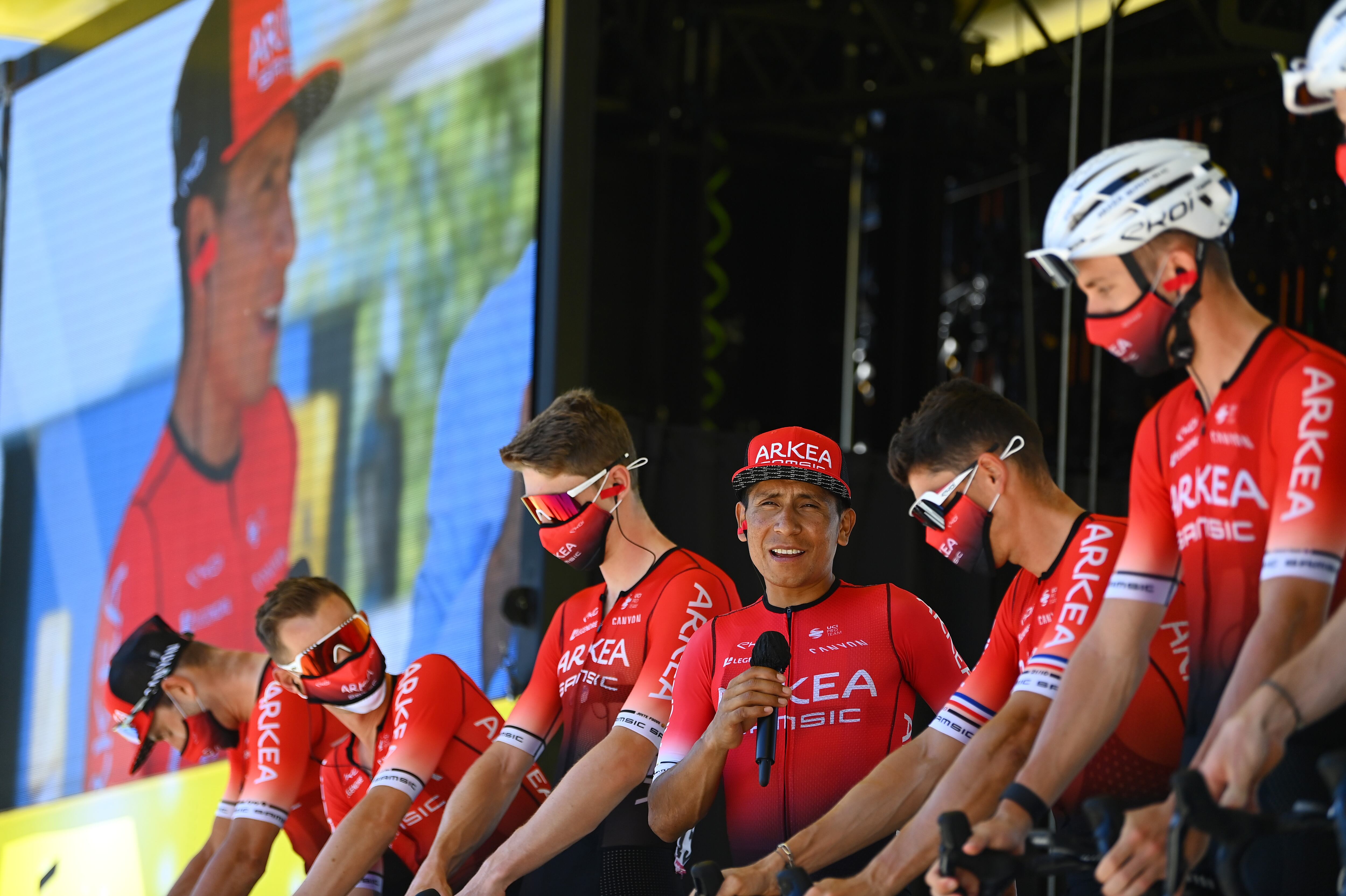 Nairo Quintana es el gran líder del Arkéa Samsic