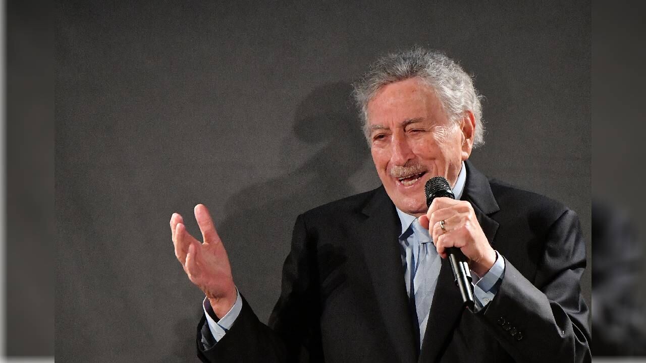 Archivo del cantante Tony Bennett en el lanzamiento de un nuevo álbum con la pianista y cantante de jazz Diana Krall en The Rainbow Room el 12 de septiembre de 2018 en la ciudad de Nueva York.
