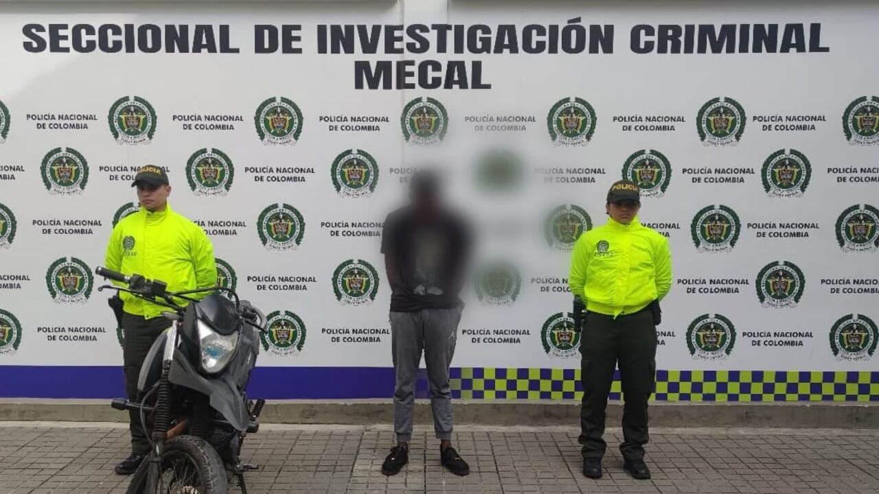 El ladrón, capturado en el barrio Desepaz, tiene 25 años.