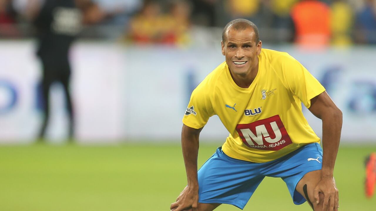 Former Brazilian footballer Rivaldo during the 'Shalom (peace) Game' between Brazil Legends and Israel Legends in Haifa, Israel, on 29 October 2019. (Photo by Raddad Jebarah/NurPhoto via Getty Images)
