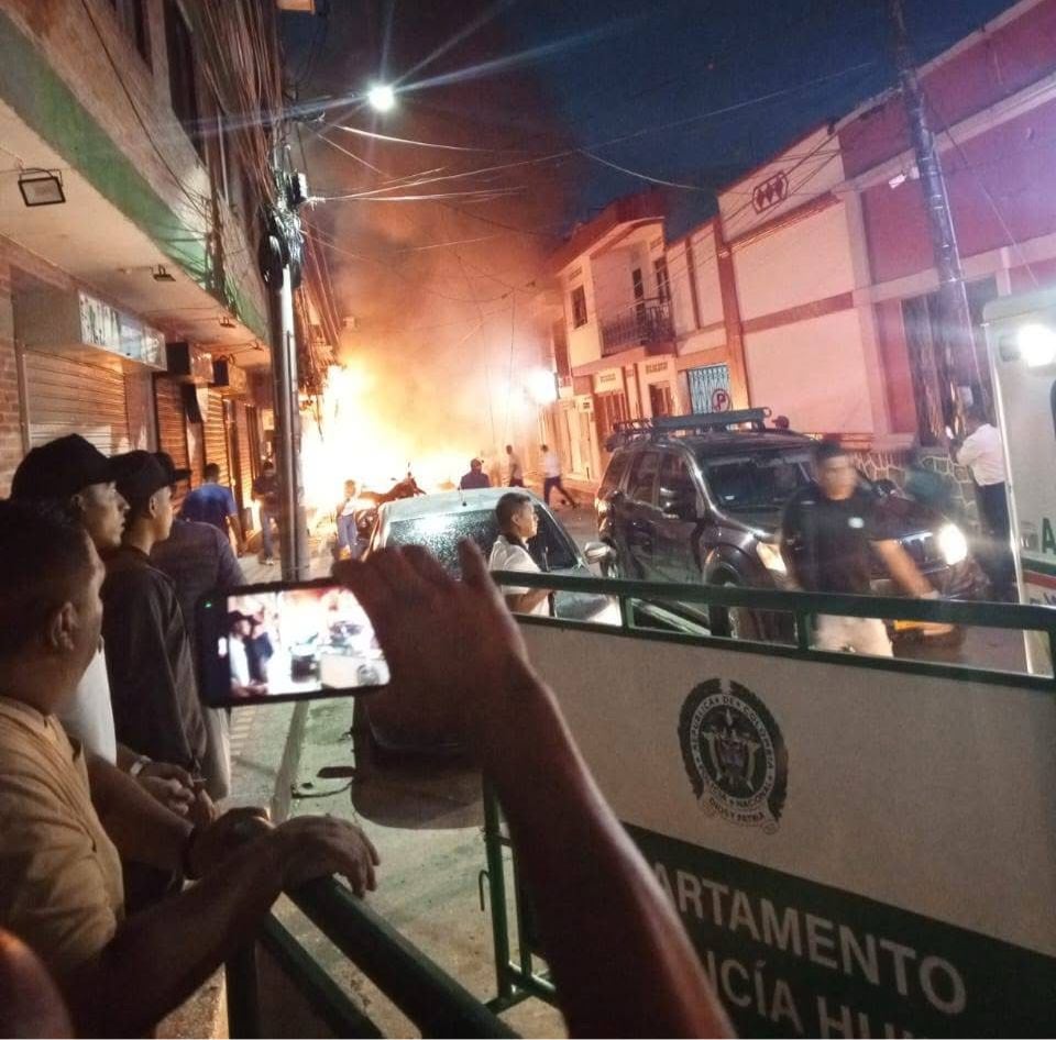 Ataque terrorista en La Plata, Huila