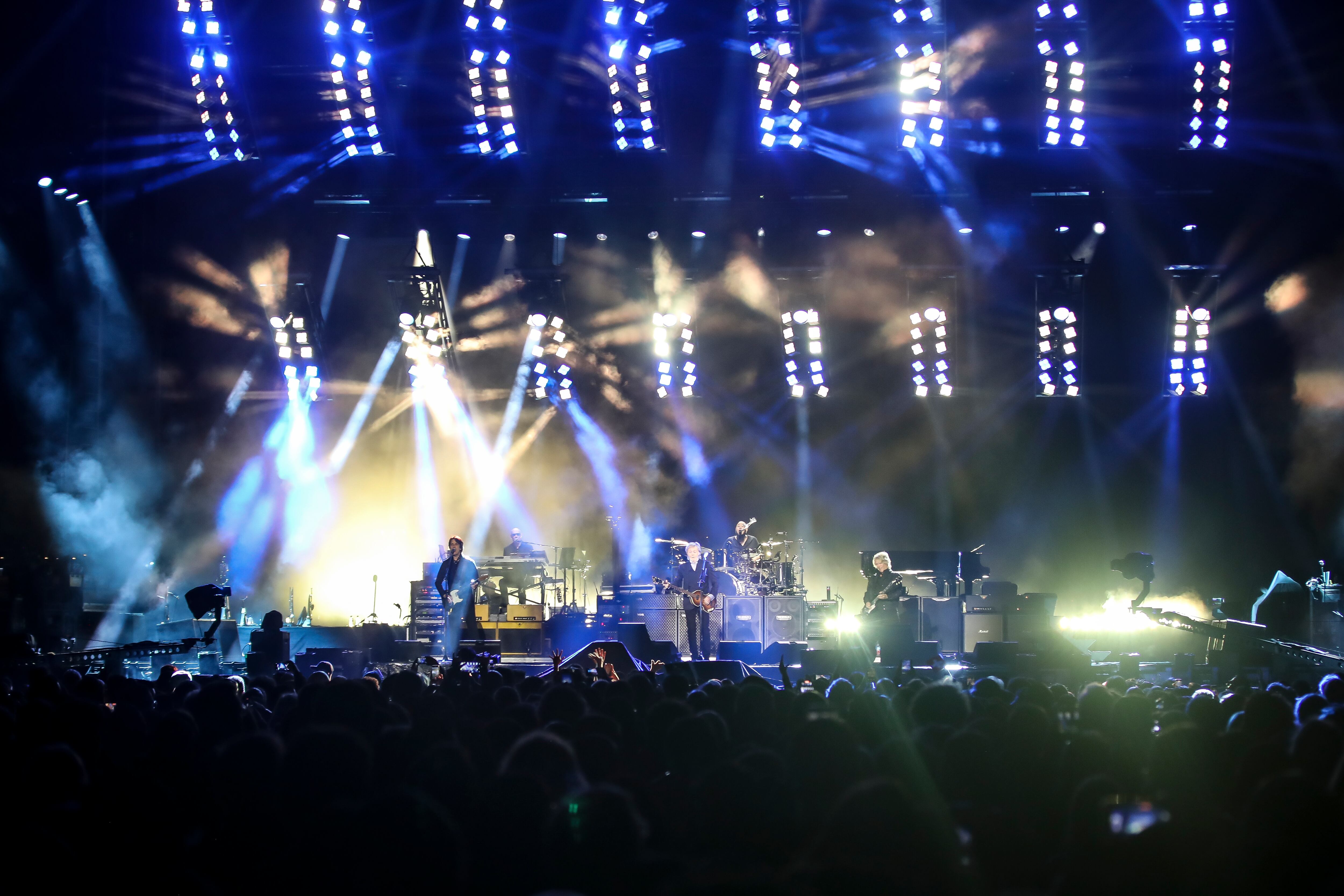 Paul McCartney en el Estadio El Campín de Bogotá, el 1 de noviembre de 2024. Fotos: Esteban Vega La-Rotta.