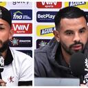 Duván Vergara y Edwin Cardona se tomaron los micrófonos en la rueda de prensa previa a la final de Copa entre Nacional y América.