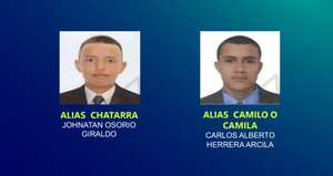 Cartel de los más buscados de Antioquia.