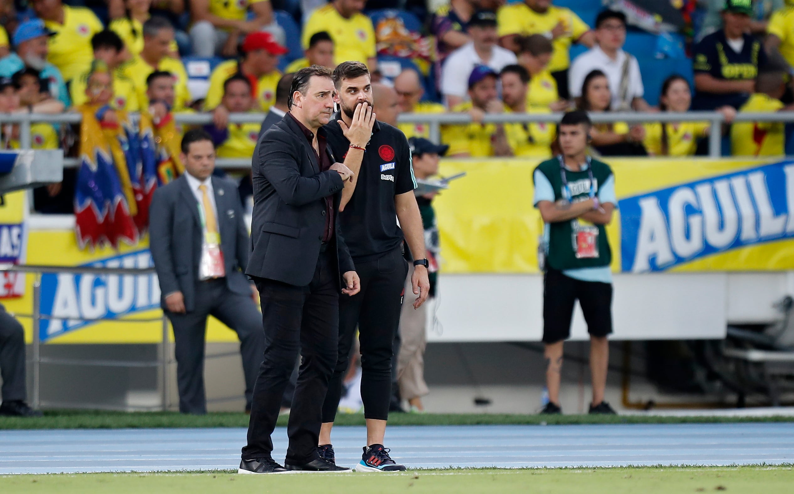 Néstor Lorenzo  Director Técnico de la Selección Colombia
Colombia vs Uruguay  empate 2-2 
Eliminatorias al Mundial 2026
Barranquilla estadio Metropolitano
Octubre 12 del 2023
Foto Guillermo Torres Reina / Semana