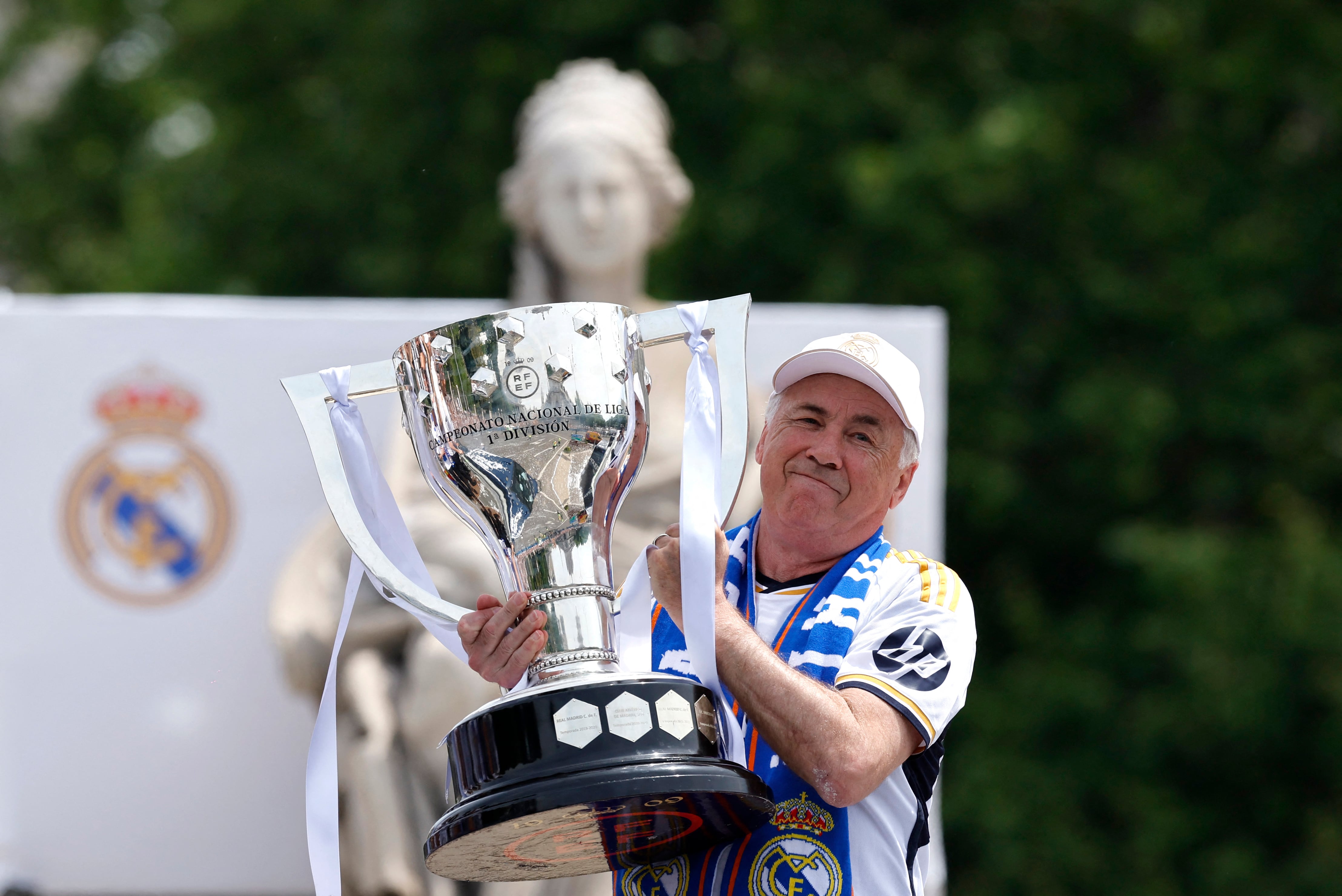 Celebración de Real Madrid por su titulo 36 de Liga.
