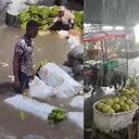 Inundaciones en el Mercado de Barranquilla.