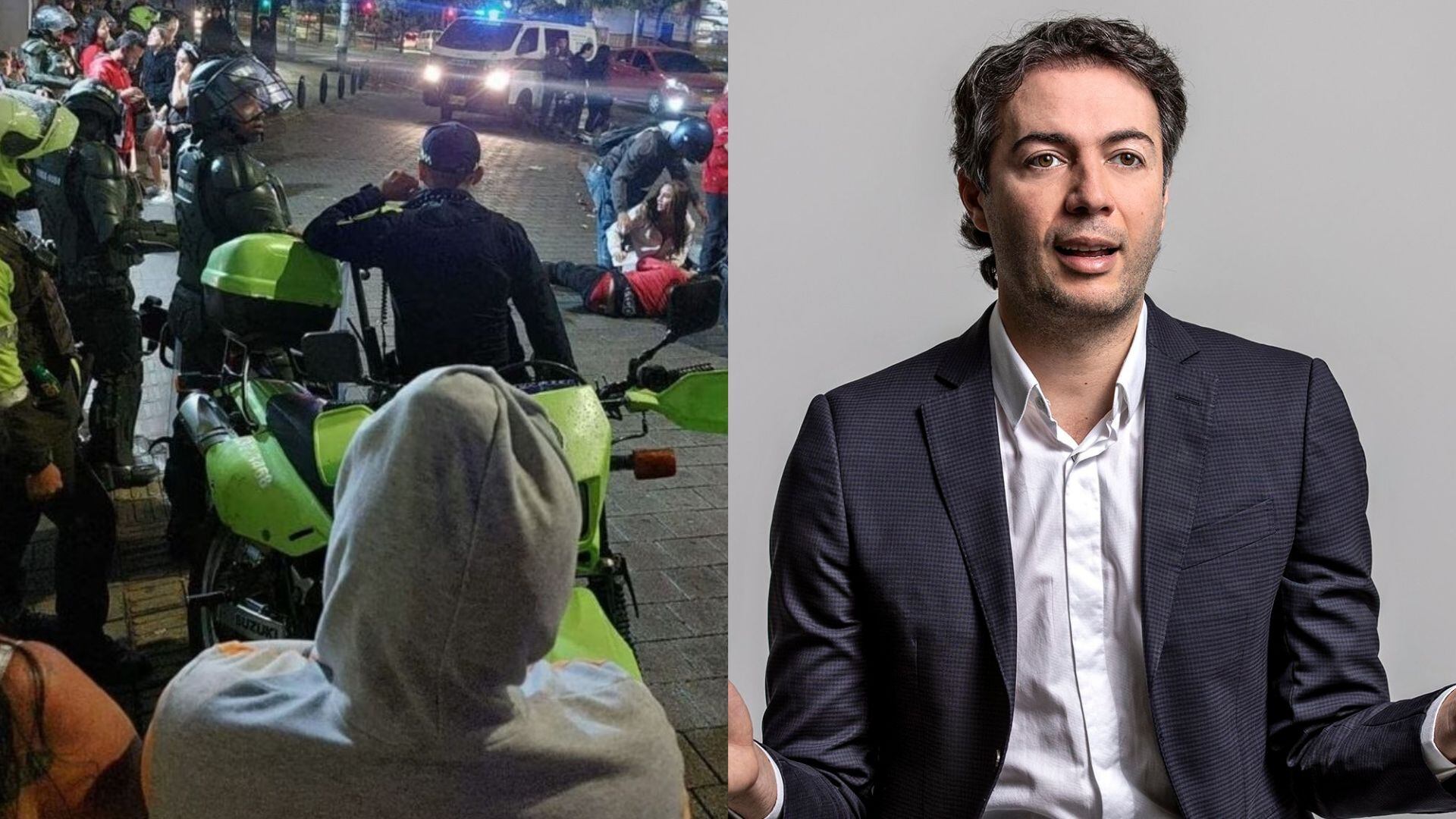 Daniel Quintero anunció recompensa para dar con el paradero de los responsables de la riña entre hinchas de Nacional y Medellín.