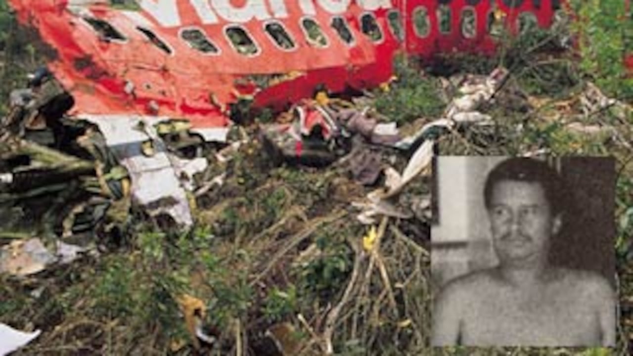 Darío Uzma, el hombre encargado de planear el atentado al HK 1803 de Avianca. El avión fue volado en pleno vuelo el 27 de noviembre de 1989.