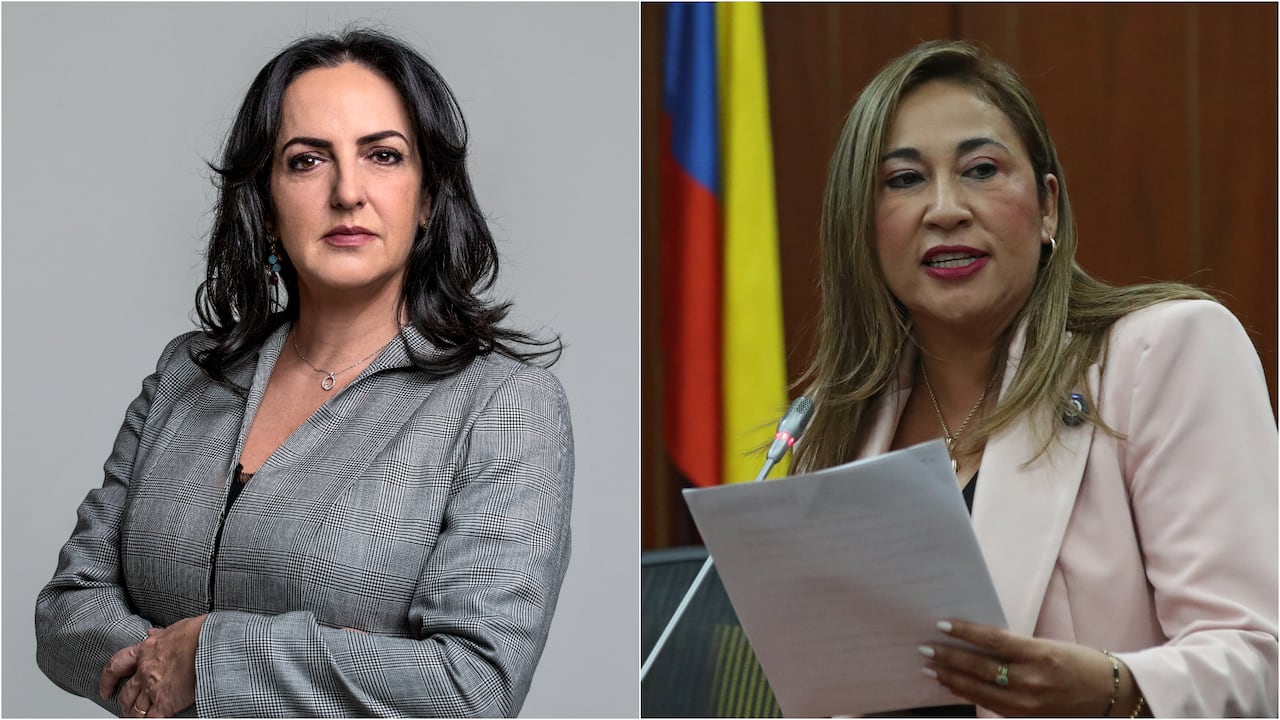 María Fernanda Cabal y Sandra Jaimes tuvieron un fuerte cruce.