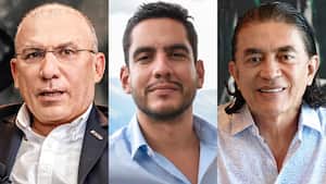 Roy Barreras, Álex Flórez y Gustavo Bolívar.