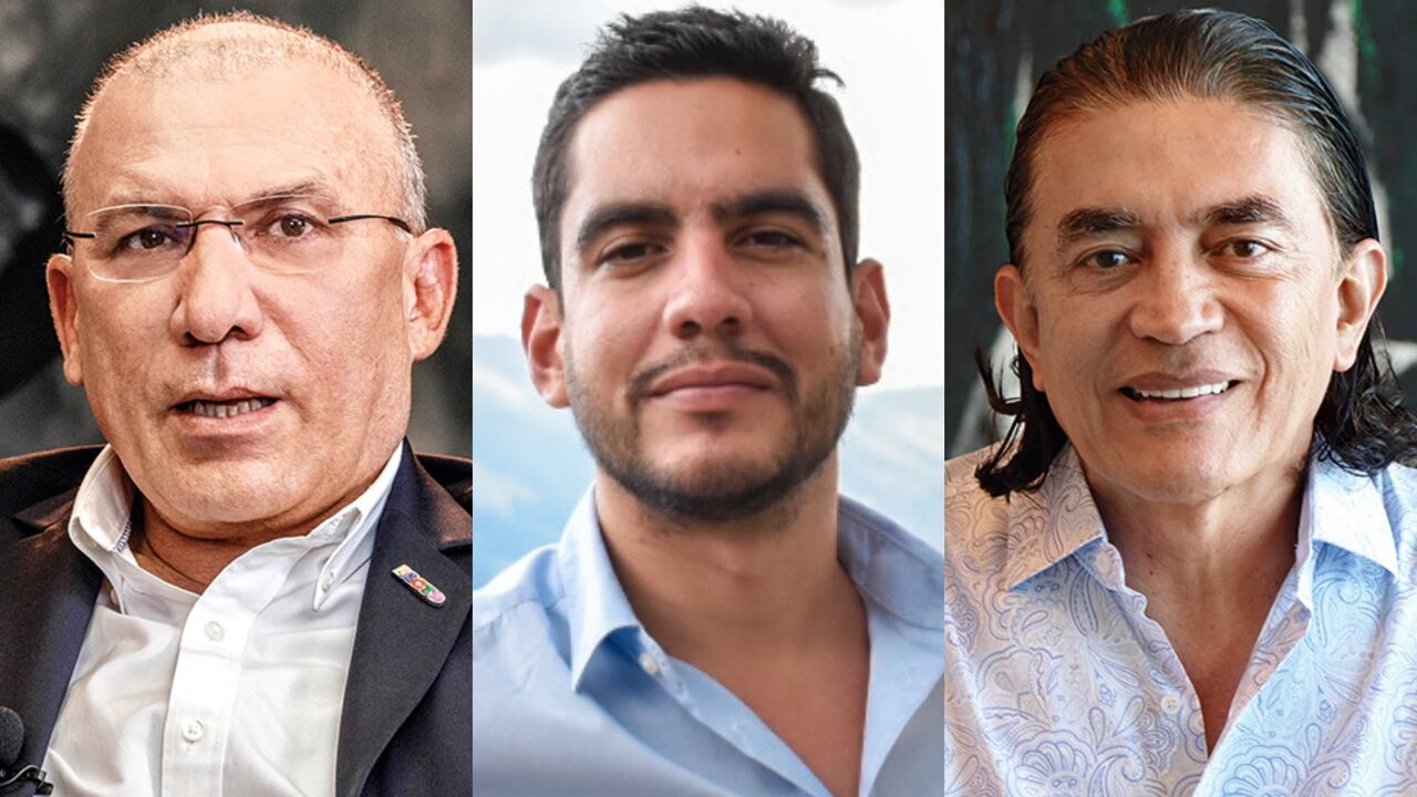 Roy Barreras, Álex Flórez y Gustavo Bolívar.